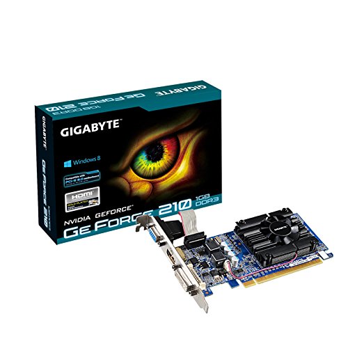 Gigabyte NVIDIA GeForce 210 - Tarjeta gráfica, Color Azul Gigabyte NVIDIA GeForce 210 - Tarjeta gráfica, Color Azul