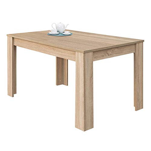 Habitdesign 004586F - Mesa de Comedor Extensible, Mesa salón o Cocina, Acabado en Color Roble Canadian, Modelo Kendra, Medidas: 140-190 cm (Largo) x 90 cm (Ancho) x 78 cm (Alto) Habitdesign 004586F - Mesa de Comedor Extensible, Mesa salón o Cocina, Acabado en Color Roble Canadian, Modelo Kendra, Medidas: 140-190 cm (Largo) x 90 cm (Ancho) x 78 cm (Alto)