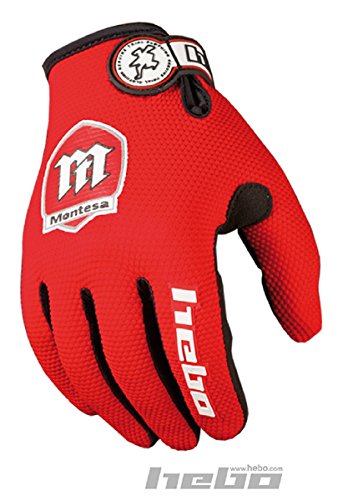 HEBO HE1153RL Trial Montesa Classic Guantes, Rojo, Talla L