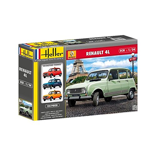 Heller - 80759 - muestra - Coches - Renault 4l - Escala 1/24 - Clásico Heller - 80759 - muestra - Coches - Renault 4l - Escala 1/24 - Clásico