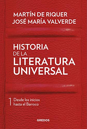 Historia de la literatura universal I (VARIOS GREDOS)