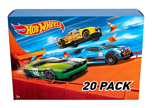 Hot Wheels - Pack De 20 Vehículos con Embalaje de Cartón, Coches de Juguete (Modelos Surtidos) (Mattel DXY59) Hot Wheels - Pack De 20 Vehículos con Embalaje de Cartón, Coches de Juguete (Modelos Surtidos) (Mattel DXY59)