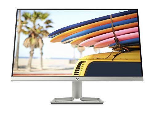 HP 24fw - Monitor Full HD de 23.8" (1920 x 1080, panel IPS LED, 16:9, HDMI 1.4, VGA, 5 ms, 60 Hz, AMD FreeSync, Altavoces incorporados), Color Blanco