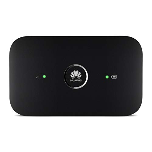 Huawei E5573Cs-322 – Wi-Fi móvil (150Mbps de velocidad de descarga, Wi-Fi Hotspot/router de bajo consumo energético, ranura de tarjeta SIM, hasta un máximo de 10 usuarios, 1 usuario vía USB), negro
