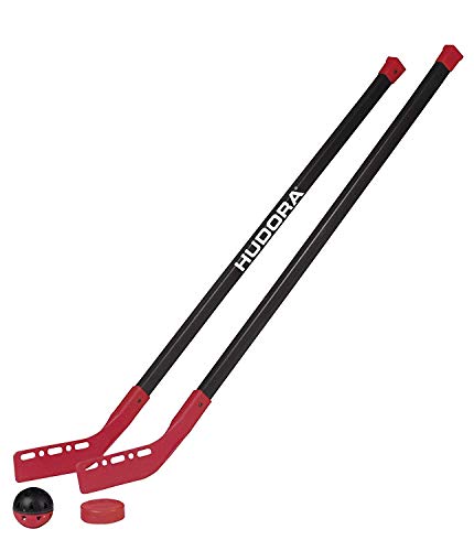 Hudora 76121 Junior - Palo de Hockey (2 Unidades, Pelota y Disco) Hudora 76121 Junior - Palo de Hockey (2 Unidades, Pelota y Disco)