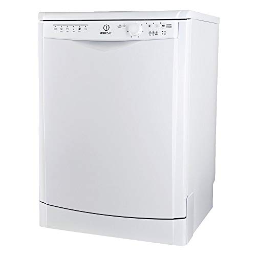 Indesit DFG 15B 10 EU - Lavavajilla clase energética A, A, A+, 51 Db, independiente, 5 programas, 2 temperaturas, color blanco Indesit DFG 15B 10 EU - Lavavajilla clase energética A, A, A+, 51 Db, independiente, 5 programas, 2 temperaturas, color blanco
