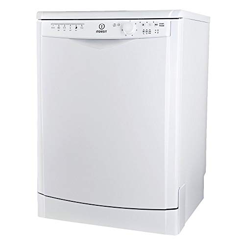 Indesit DFG 15B 10 EU - Lavavajilla clase energética A, A, A+, 51 Db, independiente, 5 programas, 2 temperaturas, color blanco