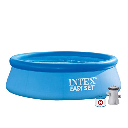 Intex 28112NP Piscina hinchable, con depuradora, 2419 litros