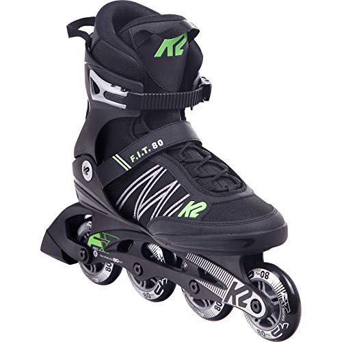 K2 F.I.T. - Patines para Hombre 80-grey-blue-43.5 30E0873.1.1.100 - Patines en línea (Talla 43), Color Gris y Azul