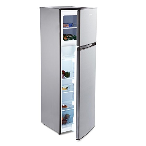 KLARSTEIN Height Cool Silver Nevera con congelador (Combi con 199/53 litros de Capacidad, Clase energética A++, 2 Puertas) - Plateado
