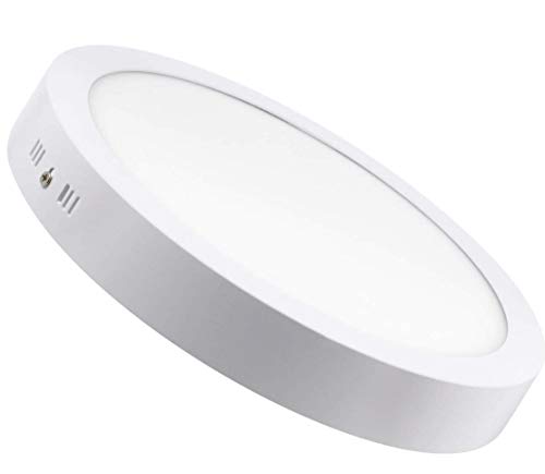 Lampara Plafon Superficie LED Redondo 18W. Color Blanco Frío (6500K). 1600 Lumenes. Driver incluido. A++ Lampara Plafon Superficie LED Redondo 18W. Color Blanco Frío (6500K). 1600 Lumenes. Driver incluido. A++