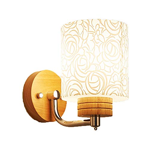 LSSB Lámpara de pared de la cabecera de madera maciza de Led lámpara de pared minimalista moderno corredor personalidad independiente Nuevo caliente de la lámpara de roble for la casa, chalet, Bar, Re