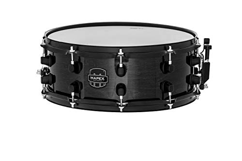 Madera de arce MAPEX MPX 14 x 5,5 - caja de madera negro translúcido MIDNIGHT lasinsidias