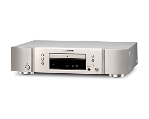 Marantz CD5005 HiFi CD Player Oro, Plata - Unidad de CD (110 dB, 0,002%, 100 dB, AAC,MP3,WMA, 20-20000 Hz, CD de Audio)