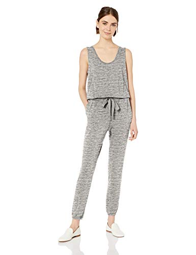 Marca Amazon - Daily Ritual - Mono sin mangas de algodón terry súper suave para mujer, Heather Grey Spacedye, US M (EU M - L) Marca Amazon - Daily Ritual - Mono sin mangas de algodón terry súper suave para mujer, Heather Grey Spacedye, US M (EU M - L)