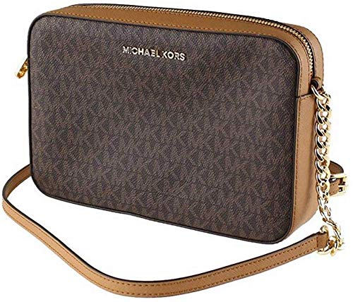 Michael Kors Jet Set - Bolso bandolera para mujer, Marrón (Marrón 2019), Talla única Michael Kors Jet Set - Bolso bandolera para mujer, Marrón (Marrón 2019), Talla única