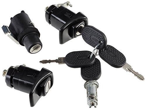 Miraglio - Código 85/104 - Kit de cerraduras para puertas de coche, cilindro + 4 llaves