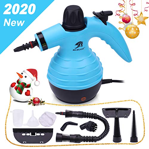 MLMLANT Multiuso Purificador Limpiador de vapor para la eliminación de manchas, alfombras, cortinas, control de errores de cama, asientos de coche (Depósito de agua : 350ML) MLMLANT Multiuso Purificador Limpiador de vapor para la eliminación de manchas, alfombras, cortinas, control de errores de cama, asientos de coche (Depósito de agua : 350ML)