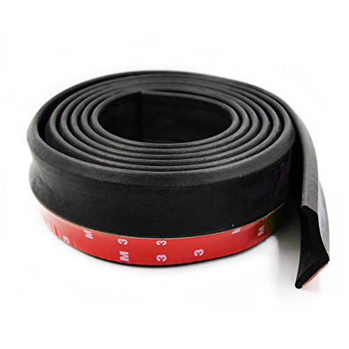 MODAUTO Aleron Delantero de Coche, Pegatina Protector, Parachoques Delantero, Protector Parachoques, Longitud 2.5m, Ancho 60mm, Universal, Modelo F605BK, Negro Puro MODAUTO Aleron Delantero de Coche, Pegatina Protector, Parachoques Delantero, Protector Parachoques, Longitud 2.5m, Ancho 60mm, Universal, Modelo F605BK, Negro Puro
