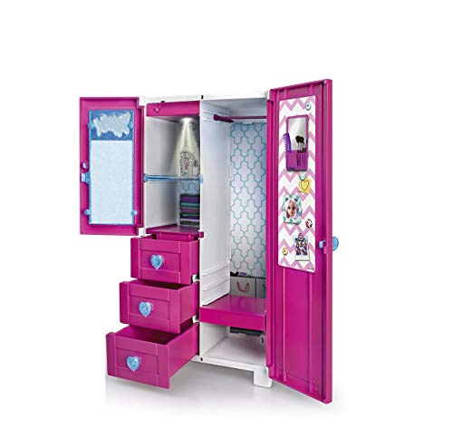 Nancy - Armario De Ensueño, Armario con Luz y Perchas, para Niños y Niñas a Partir de 3 Años, Multicolor, (Famosa 700015137) Nancy - Armario De Ensueño, Armario con Luz y Perchas, para Niños y Niñas a Partir de 3 Años, Multicolor, (Famosa 700015137)