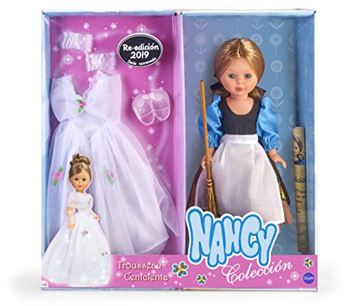 Nancy Colección - Reedición Trousseau Cenicienta, Muñeca para Niños y Coleccionistas, Multicolor (Famosa 700015374)