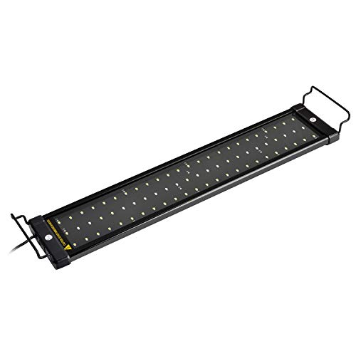 NICREW ClassicLED Luz LED Acuario, Pantalla LED Acuario, Iluminación LED para Acuarios Plantados Lámpara LED para Peceras 53-83 cm, 11W, 7000K NICREW ClassicLED Luz LED Acuario, Pantalla LED Acuario, Iluminación LED para Acuarios Plantados Lámpara LED para Peceras 53-83 cm, 11W, 7000K