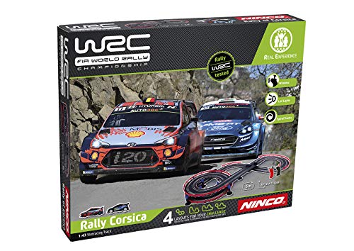 Ninco WRC Rally Corsica Circuito Slot, Color Variado, única (Fábrica De Juguetes 91012)