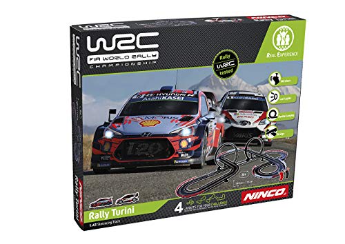 Ninco WRC Rally turini Circuito Slot, Color Variado, única (Fábrica De Juguetes 91011)