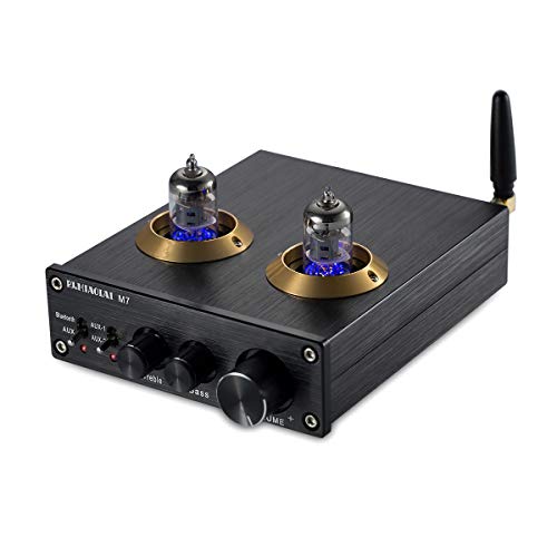 nobsound Bluetooth HiFi 6j1 Vacuum Tube Preamplifier estéreo digital Treble & Bass Tone Control Bluetooth preamplificador preamplificador Audio preamplificador
