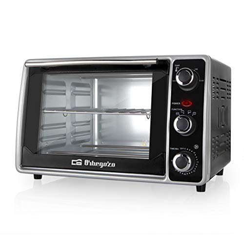 Orbegozo HOT 235 - Horno eléctrico de sobremesa con convección, 23 litros de capacidad, temperatura regulable hasta 230°C, luz interior, temporizador 60 min, 1500 W de potencia Orbegozo HOT 235 - Horno eléctrico de sobremesa con convección, 23 litros de capacidad, temperatura regulable hasta 230°C, luz interior, temporizador 60 min, 1500 W de potencia