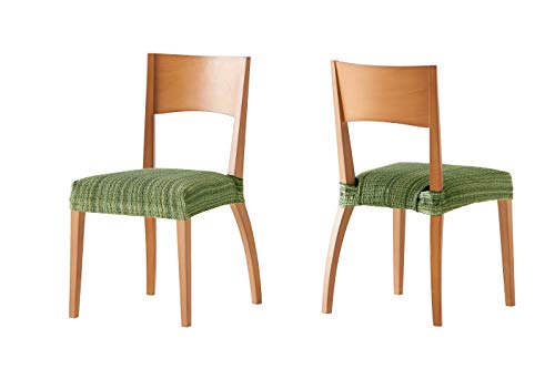 Pack de 2 Fundas de Asiento para silla modelo MEJICO, color VERDE, medida 40-50 cm ancho. Pack de 2 Fundas de Asiento para silla modelo MEJICO, color VERDE, medida 40-50 cm ancho.