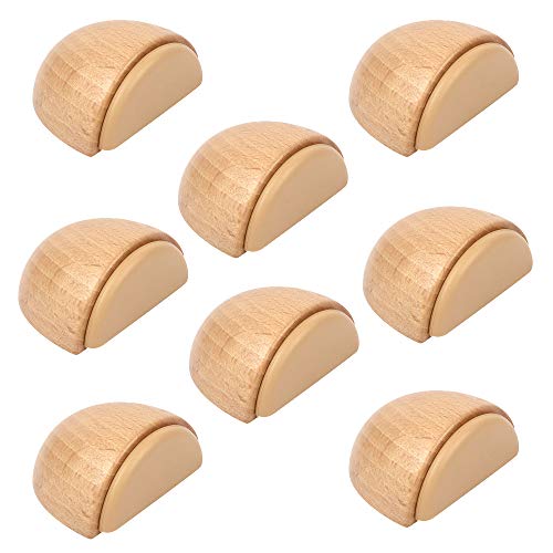 POMOLINE 8 Un. Tope Puerta Madera Haya Natural Adhesivo 47x38x23MM POMOLINE 8 Un. Tope Puerta Madera Haya Natural Adhesivo 47x38x23MM