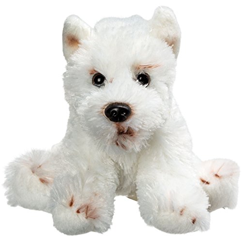 Popular suave peluche juguete Animal – pequeño sentado de peluche West Highland Terrier – Un perfecto regalo para el día de la madre para decir Te Importa