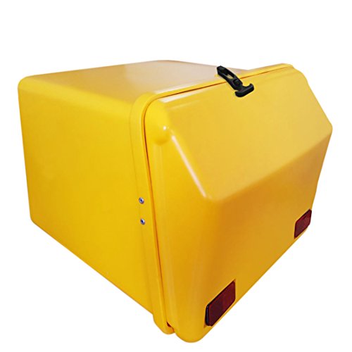 Portaequipajes Moto Baúl Reparto Amarillo/Amarillo con Reflectantes homologados