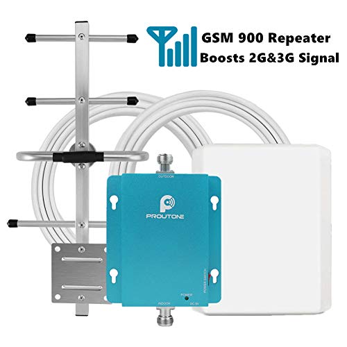 Proutone Celular gsm 900MHz Repetidores de Señal Teléfono Móvil de Refuerzo Amplificador de la Señal del Receptor con Panel y Yagi Antena Kit Proutone Celular gsm 900MHz Repetidores de Señal Teléfono Móvil de Refuerzo Amplificador de la Señal del Receptor con Panel y Yagi Antena Kit