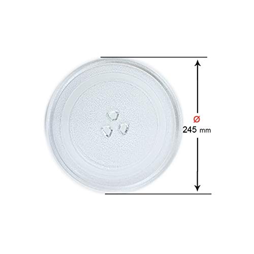 Recamania Plato para microondas diametro Ø 245mm Universal Recamania Plato para microondas diametro Ø 245mm Universal