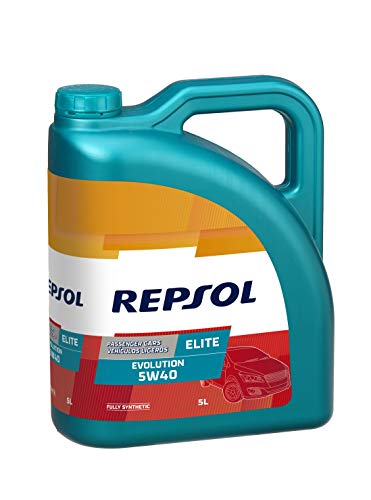 Repsol RP141J55 Elite Evolution 5W-40 Aceite de Motor para Coche, Multicolor, 5 L Repsol RP141J55 Elite Evolution 5W-40 Aceite de Motor para Coche, Multicolor, 5 L