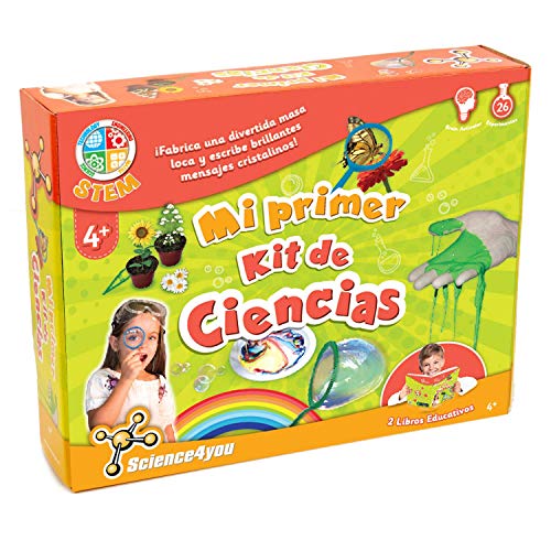 Science4You-Mi Primer Kit de Ciencias-Juguete Cientifico para Niños +4 Años KDE, Color multocolor, única (600270) Science4You-Mi Primer Kit de Ciencias-Juguete Cientifico para Niños +4 Años KDE, Color multocolor, única (600270)