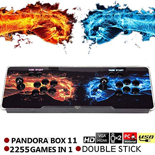 SeeKool Pandora 11 Juegos clásicos Consola de Videojuegos, 2255 in 1 Multijugador Arcade Game Console, 2 Joystick Partes de la Fuente de alimentación HDMI y VGA y Salida USB (2255 Pandora 11) SeeKool Pandora 11 Juegos clásicos Consola de Videojuegos, 2255 in 1 Multijugador Arcade Game Console, 2 Joystick Partes de la Fuente de alimentación HDMI y VGA y Salida USB (2255 Pandora 11)