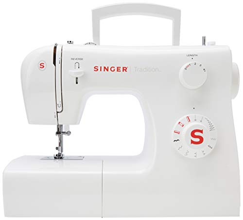 Singer 2250  Tradition -  Máquina de Coser mecánica, 10 Puntadas, 43 x 22 x 35,2 cm, Blanco