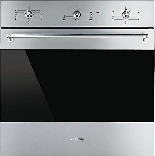 Smeg SF6381X - Horno (Horno eléctrico, 72 L, 72 L, 250 °C, Acero inoxidable, Giratorio)