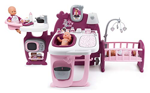 Smoby 220349 La Casa de Los Bebés Baby Nurse para Muñecos Bebé, Multicolor, única