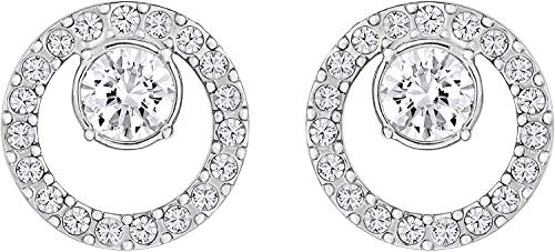 Swarovski Pendientes Creativity Circle, de Mujer, blanco, Baño de Rodio Swarovski Pendientes Creativity Circle, de Mujer, blanco, Baño de Rodio