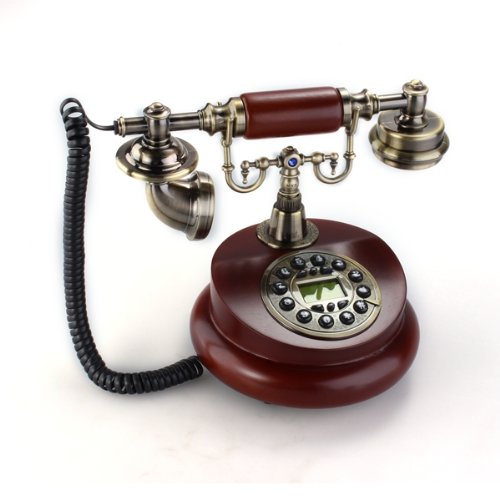 Teléfono Fijo Antiguo Vintage Retro Resina Casa Mesa Oficina