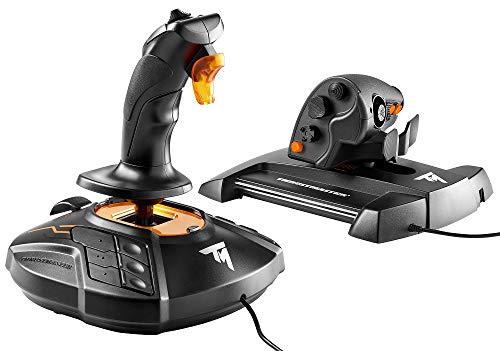 Thrustmaster T.16000M FCS HOTAS - Joystick PC, Tecnología de precisión magnética H.E.A.R.T. + Mando de potencia TWCS (Thrustmaster Weapon Control System) con tecnología S.M.A.R.T