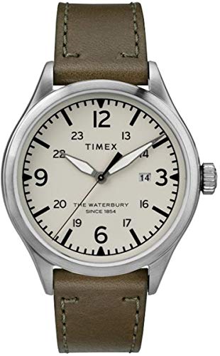 Timex Reloj Análogo clásico para Hombre de Cuarzo con Correa en Cuero TW2R71100
