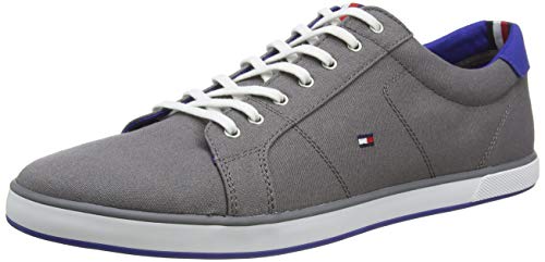 Tommy Hilfiger H2285ARLOW 1D, Zapatillas para Hombre, Gris (Steel Grey), 44 EU