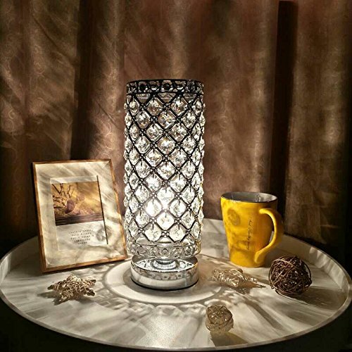Tomshine Lámpara de Mesa de Cristal E27 Base VDE-listed Decorativo Lámpara de EscritorioPerfecto para Hogar, Dormitorio, Sala de Estar, Cafetería, Aparador Tomshine Lámpara de Mesa de Cristal E27 Base VDE-listed Decorativo Lámpara de EscritorioPerfecto para Hogar, Dormitorio, Sala de Estar, Cafetería, Aparador