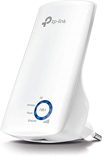 TP-Link N300 Tl-WA850RE - Repetidor Extensor de Red WiFi (2.4 GHz, 300 Mbps, Puerto Ethernet, Modo Ap y Extensor, Antenas Internas), Blanco