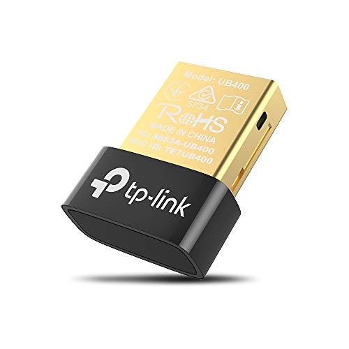 TP-Link UB400 Nano - Adaptador Bluetooth 4.0 USB Dongle para ordenador, portatil, auriculares, altavoz, teclado, compatible con Windows 10, 8, 8.1,7, XP, Vista